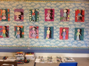 Art Classroom Display of Students Work