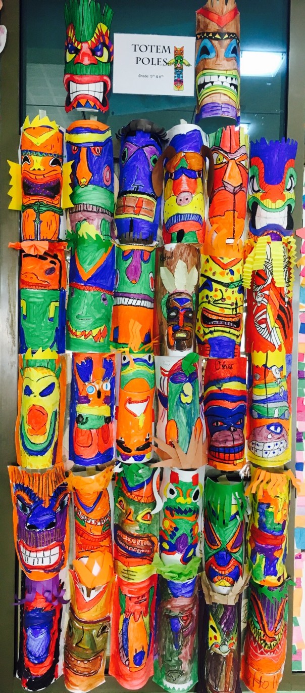5-6 Grade UAE Boys Totem Poles